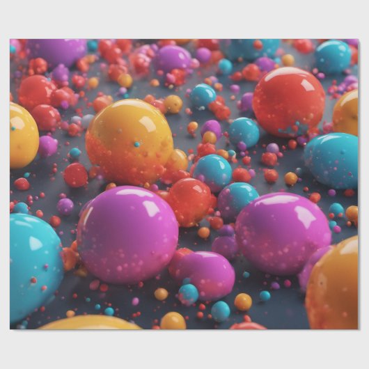 Erstellen oder behalt eines eigenen glänzenden Wra Geschenkpapier (Flach)