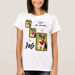 Erstellen/Personalisierter Dog-3-Panel-Fotos T-Shirt