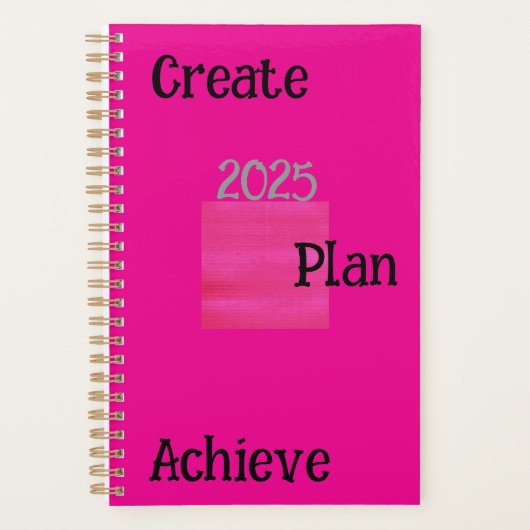 Erstellen, Planen und Erzielen Planer (Vorderseite)