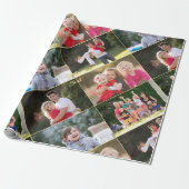 Erstellen Sie 5 Foto Collage Geburtstag Weihnachts Geschenkpapier (Ungerollt)