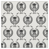 Erstellen Sie Abschluss 2020 Laurel Wreath Pattern Stoff (Muster)
