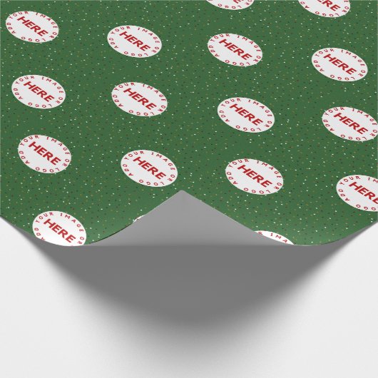 Erstellen Sie benutzerdefiniertes Foto oder Logo M Geschenkpapier (Ecke)