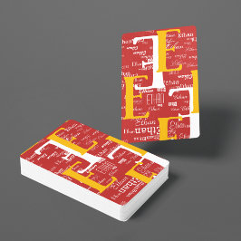 Erstellen Sie Coole Spielkarten mit Ihrem Namen