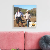 Erstellen Sie das Foto "Wrapped Canvas Gunslinger" Leinwanddruck (Insitu (Wohnzimmer))