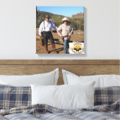 Erstellen Sie das Foto "Wrapped Canvas Gunslinger" Leinwanddruck (Insitu (Schlafzimmer))