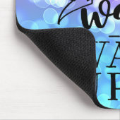 Erstellen Sie das Leben, auf das Sie nicht warten Mousepad (Ecke)