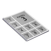 Erstellen Sie das Personalisierte FOTO der Collage Notizblock (Rechte Seite)