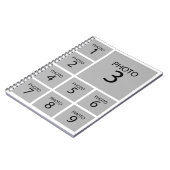 Erstellen Sie das Personalisierte FOTO der Collage Notizblock (Linke Seite)