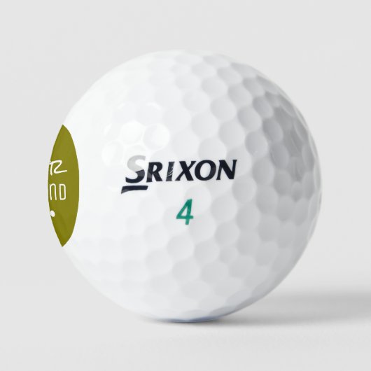 Erstellen Sie den besten Individuelle Name Golfer' Golfball (Logo)