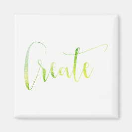 Erstellen Sie den Blogger Tropical White Greenly L Magnet