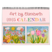 Erstellen Sie den Kunstkalender 2025 Ihres Kindes Kalender (Titelbild)
