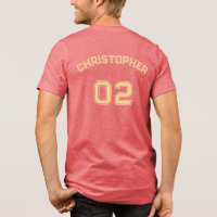 Erstellen Sie den Namen Jersey Number Mens Red Cot