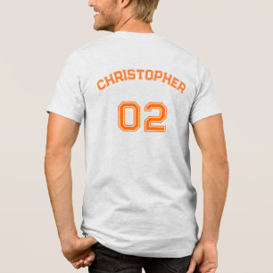 Erstellen Sie den Namen Jersey Nummer Athletic Dry Tri-Blend Shirt
