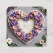 Erstellen Sie den perfekten ersten Eindruck Verhei Begleitkarte (Rückseite)