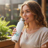 Erstellen Sie den Personalisierten Monogrammnamen Trinkflasche