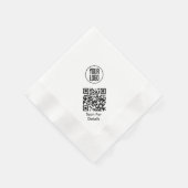 Erstellen Sie den QR-Code für Ihr eigenes Restaura Serviette (Ecke)