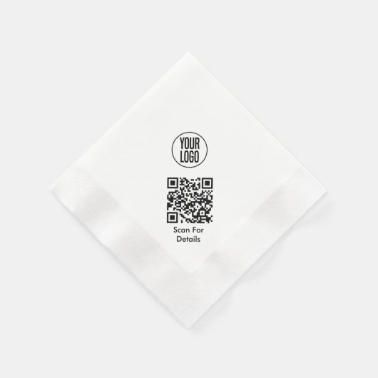 Erstellen Sie den QR-Code für Ihr eigenes Restaura Serviette (Ecke)