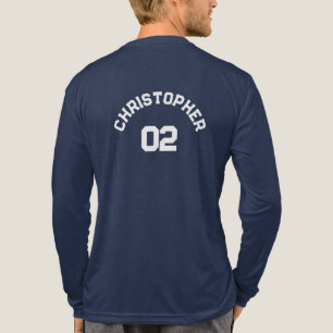 Erstellen Sie den Spielernamen Jersey Number Men L Tri-Blend Shirt