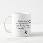 Erstellen Sie den Sprichwort für benutzerdefiniert Kaffeetasse (Links)