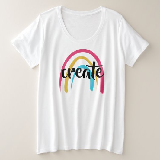 Erstellen Sie den T - Shirt für die Plus-Größe von (Design vorne)