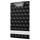 Erstellen Sie die Augen des Silver Glitzer Schwarz Klemmbrett (Links)