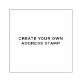 ERSTELLEN SIE DIE EIGENE ADRESSE-BRIEFMARKE GUMMISTEMPEL (Prägung)