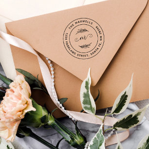 Erstellen Sie die Rücksendeadresse Ihres eigenen Z Gummistempel