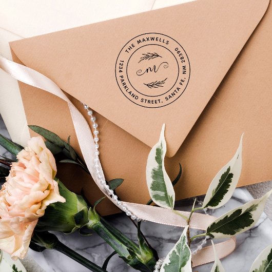 Erstellen Sie die Rücksendeadresse Ihres eigenen Z Gummistempel