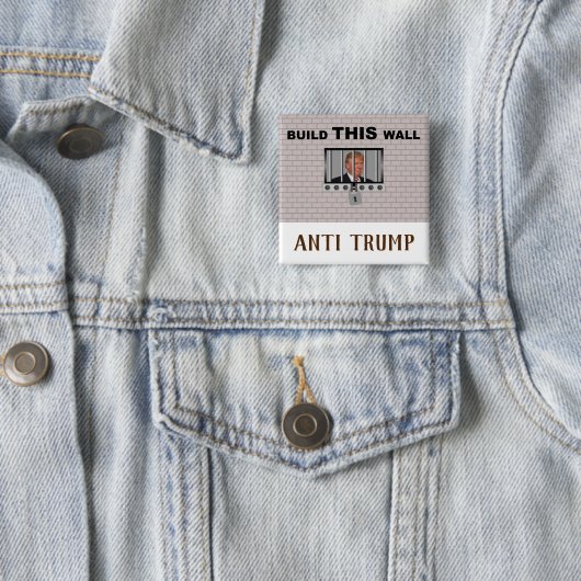 Erstellen Sie diese Mauer / Anti Trump, Button (Beispiel)