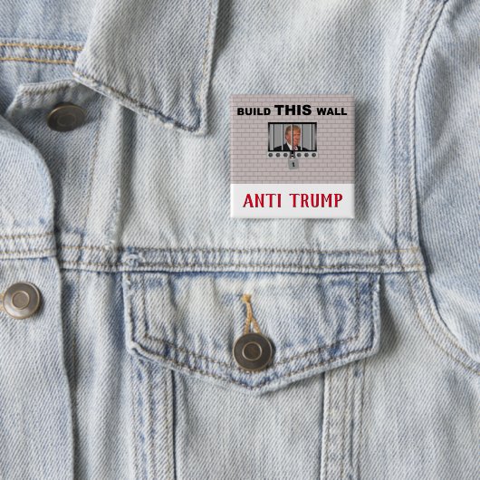 Erstellen Sie diese Mauer / Anti Trump, Button (Beispiel)