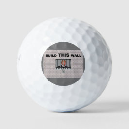 Erstellen Sie diese Mauer / Anti Trump, Golfball