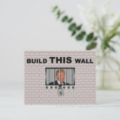 Erstellen Sie diese Mauer / Anti Trump, Postkarte (Stehend Vorderseite)