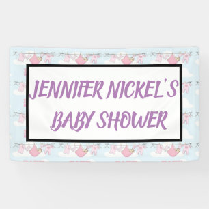 Erstellen Sie eigene Banner für BABY SHOWER