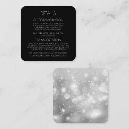 Erstellen Sie eigene benutzerdefinierte Text-Bokeh Begleitkarte (Vorne/Hinten)