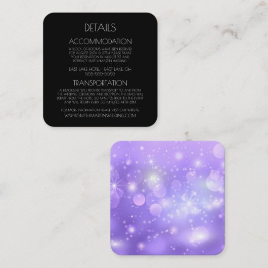 Erstellen Sie eigene benutzerdefinierte Text-Bokeh Begleitkarte (Vorne/Hinten)