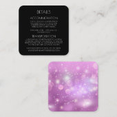 Erstellen Sie eigene benutzerdefinierte Text-Bokeh Begleitkarte (Vorne/Hinten)