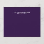 Erstellen Sie eigene moderne Save the Date Hochzei (Rückseite)