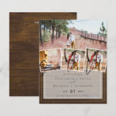 Erstellen Sie eigene moderne Save the Date Hochzei (Vorne/Hinten)