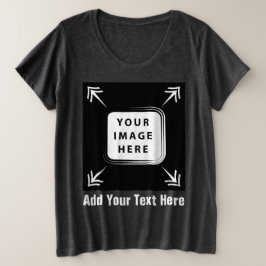 Erstellen Sie eigene Personalisierte Geschenke für Große Größe T-Shirt