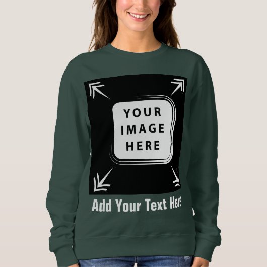 Erstellen Sie eigene Personalisierte Geschenke für Sweatshirt (Vorderseite)