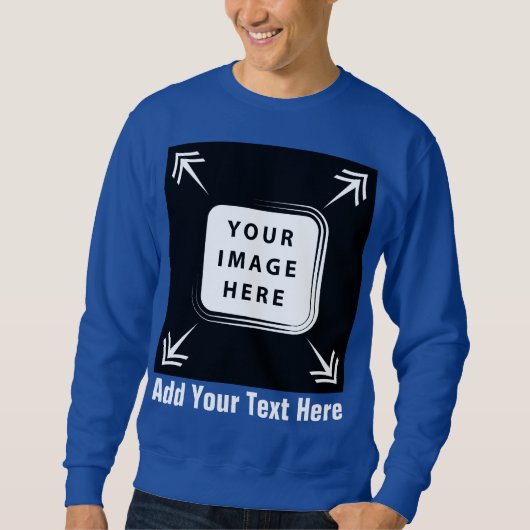 Erstellen Sie eigene Personalisierte Geschenke für Sweatshirt (Vorderseite)