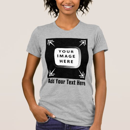 Erstellen Sie eigene Personalisierte Geschenke für T-Shirt (Vorderseite)