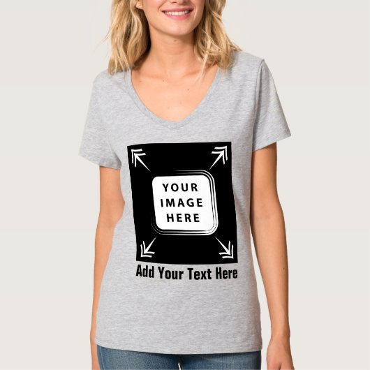 Erstellen Sie eigene Personalisierte Geschenke für T-Shirt (Vorderseite)