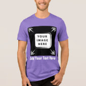 Erstellen Sie eigene Personalisierte Geschenke für Tri-Blend Shirt (Vorderseite)