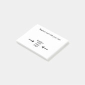 Erstellen Sie eigene Post-it®-Notizen Post-it Klebezettel (angewinkelt)