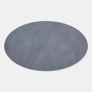 Erstellen Sie eigene Slate Chalkboard-Accessoires Ovaler Aufkleber