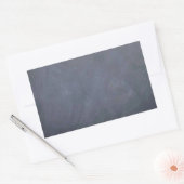 Erstellen Sie eigene Slate Chalkboard-Accessoires  Rechteckiger Aufkleber (Umschlag)