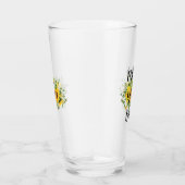 Erstellen Sie eigene Sonnenblumen-Brautparty-Gesch Glas (Rechts)