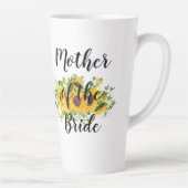 Erstellen Sie eigene Sonnenblumen-Brautparty-Gesch Milchtasse (Rechts)