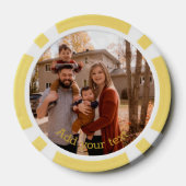 Erstellen Sie ein benutzerdefiniertes Foto-Heim-Tu Pokerchips (Rückseite)